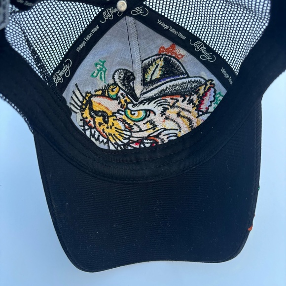 Ed Hardy Embroidered Screaming Tiger Cap-unisex - Picture 8 of 11